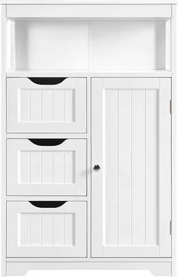 Produktbild von Badezimmerschrank aus Holz 613759 weiß, weiß