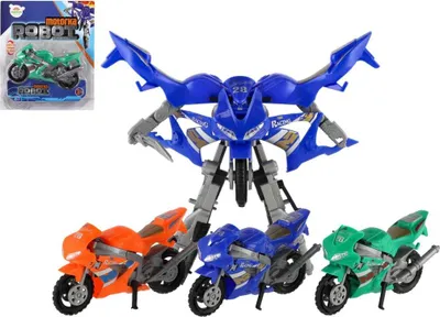 Produktbild von TEDDIES Transformer Motorrad, Roboter, 1 Stü ck ( Mix)