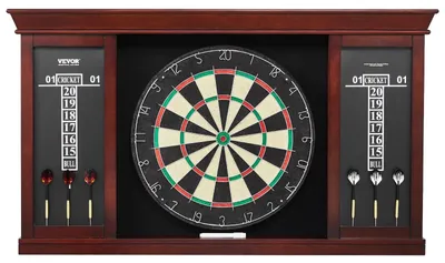 Produktbild von Dartboard und Schrank Set mit Zubehör für Zuhause