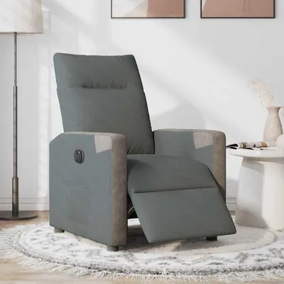 Produktbild von vidaXL Relaxsessel Elektrisch Dunkelgrau Stoff