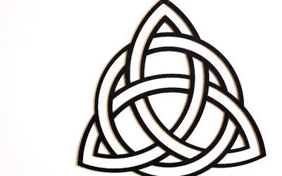 Deko-Symbol-Set 3, Wandmontage, Schwarz, Metall, 55x0,15x53 cm