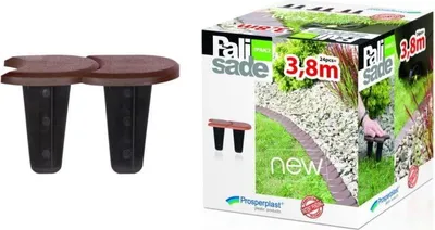 Zdjęcie produktu dla Prosperplast Palisada Ogrodowa Płaska Brązowa 3,8M