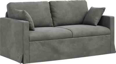 Produktbild von vidaXL Sofa Dunkelgrau 158 x 78 x 80 cm Samt