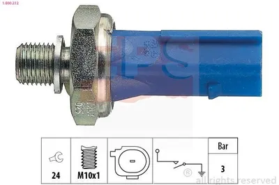 Produktbild von EPS 1.800.212 Öldruckschalter Öldrucksensor für AUDI A6 Avant (4G5, 4GD, C7) A6 Limousine (4G2, 4GC, C7) A7 Sportback (4GA, 4GF) A8 für VW