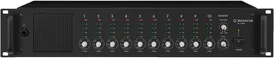 Produktbild von MONACOR PA-1200M Monitoreinheit, 10 + 1 Kanäle