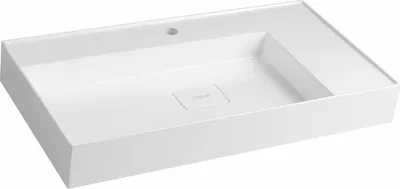 Immagine prodotto di Sapho Godiva - Lavabo 830x440 mm, senza sfioratore, foro per rubinetto, bianco GU083L