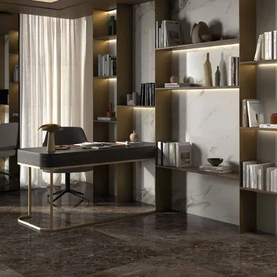 Immagine prodotto di CASA39 Piastrelle effetto marmo marrone 60x120 cm La Faenza Aesthetica