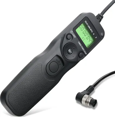 Produktbild von subtel Fernauslöser für Nikon D1 D1H D1X D200 D2H D2X D3 D300 D300S D3s D3X D4 D5 D500 D700 D800 D800E D810 D850 F6 Kabelauslöser mit Timer MC-30 MC-36 MC36a Fernbedienung camera remote control