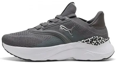 Produktbild von Puma Softride Mayve Animal Wns Damenschuhe Halbschuhe Slipper sportlicher Schnürer Grau Freizeit, Schuhgröße:EUR 41 | UK 7