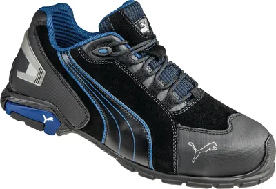 Produktbild von Sicherheitsschuh Rio Black Low Gr.43 schwarz/blau Leder S3 SRC EN20345 PUMA