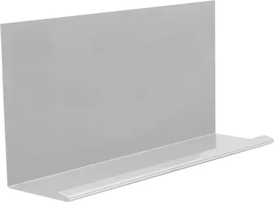 Produktbild von INEFA Winkelblech Dach mit Wasserfalz aus Aluminium 200cm, Silber, Alublech für Dachentwässerung, hoher Kantenschutz,  Germany