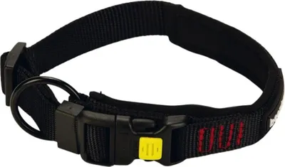 Immagine prodotto di Beeztees Parinca Premium - Collare per cani - nylon - nero - 35-40 cm x