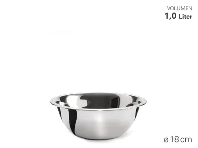 Produktbild von Karl Weis Küchenschüssel Ø 18 cm, Edelstahl