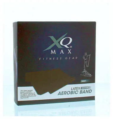 Obrázek produktu pro Cvičební Guma Černá Těžká Xqmax
