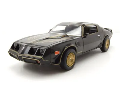 Produktbild von Greenlight Collectibles 84036 Pontiac Firebird Trans Am 1977 schwarz Smokey and the Bandit 1:24