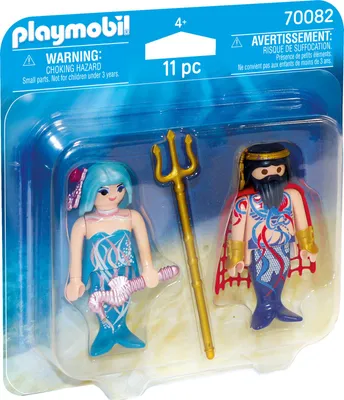 Produktbild von PLAYMOBIL DuoPack Meereskönig und Nixe, 70082