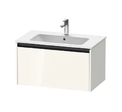 Zdjęcie produktu dla Duravit Ketho.2 - Szafka pod umywalkę 440x810x480 mm, 1 szuflada, biały błyszczący K25063022220000