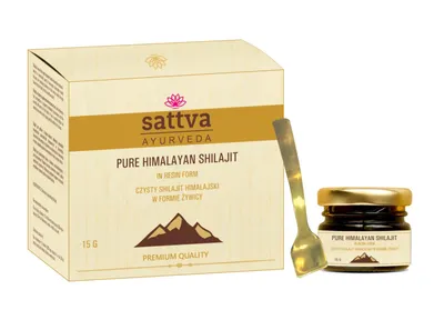 Obrázok produktu pre HIMALÁJSKÝ ŠILAJIT VO ŽIVICOVEJ FORME 15 g - SATTVA (FOODS)