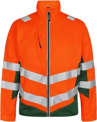 Produktbild von F. Engel Safety Light Arbeitsjacke, Orange/Grün, Gr. S