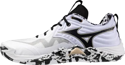 Produktbild von Mizuno Wave Momentum Elite - white/black/ge gold, Größe:6.5