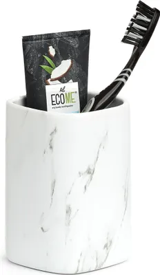 Zdjęcie produktu dla Ceramiczny kubek na szczoteczki MARBLE