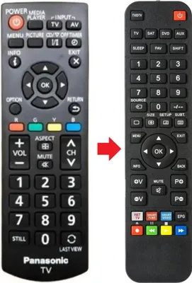 Produktbild von Fernbedienung passend für PANASONIC THL39B69K | THL39B6G | THL39B6K