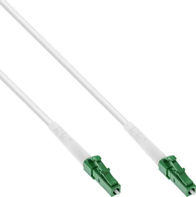 Produktbild von InLine® LWL Simplex Kabel, FTTH, LC/APC 8° zu LC/APC 8°, 9/125µm, OS2, 2m