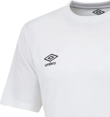 Image de Umbro - Maillot manches courtes "Club" pour homme UO258 (L) (Blanc)