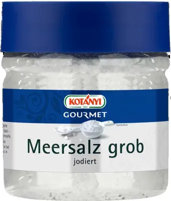 Produktbild von Kotanyi Meersalz natürlich grob jodiert universell einsetzbar 360g