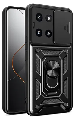 Produktbild von Techsuit Camshield Back Cover Hlle fr Xiaomi 14 Pro - Schwarz