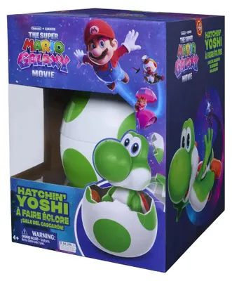 Produktbild von Super Mario Galaxy Film, Hatchin' Yoshi, Interaktiver Yoshi im Ei, mit Sound- und Bewegungseffekten, 4 Jahr(e), 305 mm