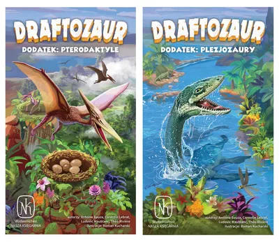 Produktbild von Draftosaurus - 2 Erweiterungen: Pterodaktylen, Plesiosaurier