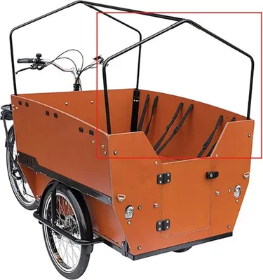 Produktbild von Gestänge Babboe für Regenverdeck sw, für Max-E, Gestänge vorne