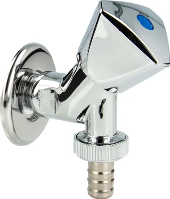 Produktbild von tecuro Geräteventil 1/2 Zoll - für Wasch- und Spülmaschine, Messing verchromt