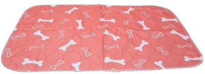 Image de Tapis de bain pour chien, imperméable, design en trois couches, motifs cartoon, protège le sol, lavable en machine, sans odeur, tapis pour chien