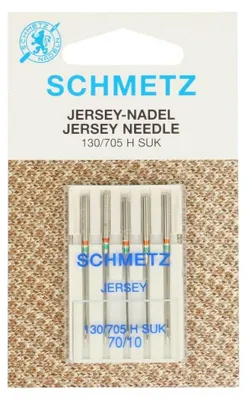 Jersey-Nadeln 70/10, 5 Stück, für Haushaltsnähmaschinen