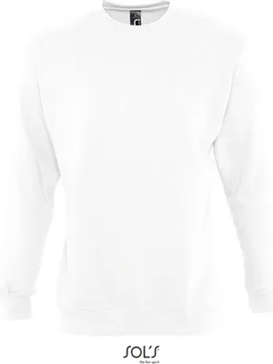 Produktbild von SOLs 01178 | Uni Sweatshirt Supreme - Farbe: White - Größe: 3XL