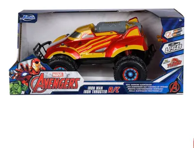 Produktbild von Dickie Marvel RC Auto Iron Thruster 1:14 rot Fernsteuerung Turbo