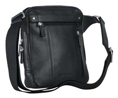 Produktbild von LEONHARD HEYDEN Umhängetasche Tablettasche Berlin Zipped Messenger Bag Black schwarz
