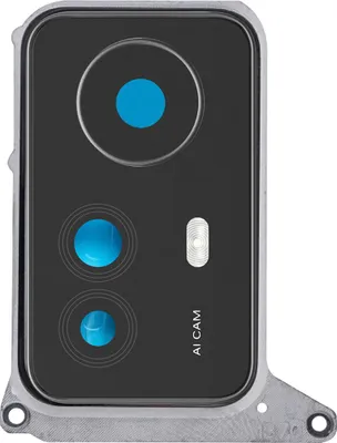 Obrázek produktu pro Clappio, čočka zadního fotoaparátu pro Xiaomi Redmi Note 12S s rámečkem, černá
