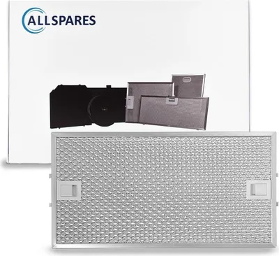 Produktbild von AllSpares Metallfilter für Dunstabzugshauben geeignet für   AS-MF290, 434107, 00434107 (403x208x8mm)