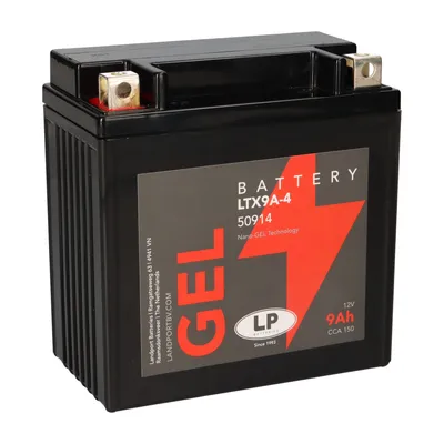 Produktbild von Batterie 12V 9Ah für Motorrad Startbatterie MG LTX9A-4