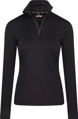 Produktbild von Euro-Star Tyra Damen langarm Sweater mit halben Reisverschluss black, Größe:XS