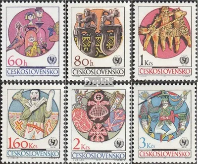 Produktbild von Briefmarken Tschechoslowakei 1971 Mi 2039-2044 (kompl.Ausg.) postfrisch Volkskunst