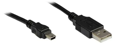 Immagine prodotto di Good Connections 3310-AM3 Good Connections USB2.0 Kabel A-Mini B5pol. schw. 3m