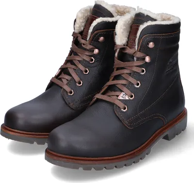 Image de Panama Jack Bottes d'hiver AVIATOR C23 Hommes Cuir lisse Marron Taille : 43