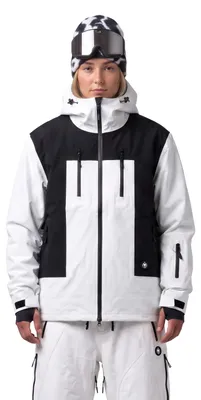 Produktbild von Snowboardjacke Chaletoph Grau XXL mit 20K Wassersäule und Atmungsaktivität, getapte Nähte, Relaxed Fit