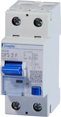 Obrázek produktu pro Doepke Schaltgeräte GmbH FI-Schalter DFS2 025-2/0,03-F (09124020)