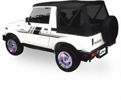 Zdjęcie produktu dla Miękki dach Pokrowiec na dach przyciemniane szyby Suzuki Samurai 86-95