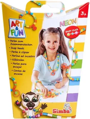 Produktbild von Art&Fun|Simba Art & Fun Neon Snap Beads